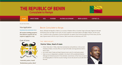 Desktop Screenshot of beninconsulate.co.ke