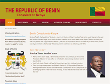 Tablet Screenshot of beninconsulate.co.ke